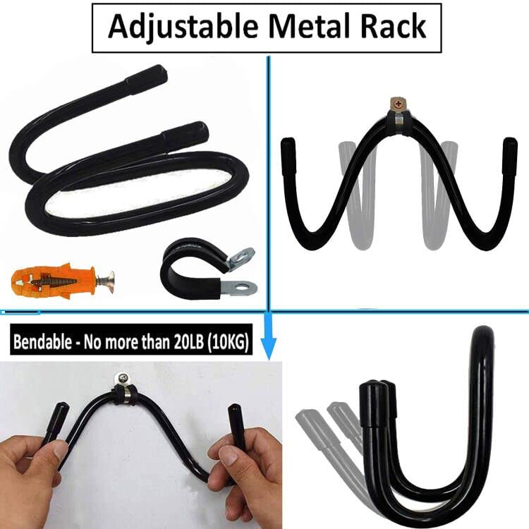 AUXPhome Vacuum Cleaner Storage Bracket Power Tool Hose Stand Holder Vacuum Head Hanger for Canister Vacuum Cleaner Handheld Vacuum Cleaner Work Shop Vacuums Cleaner - W Style - Image 2